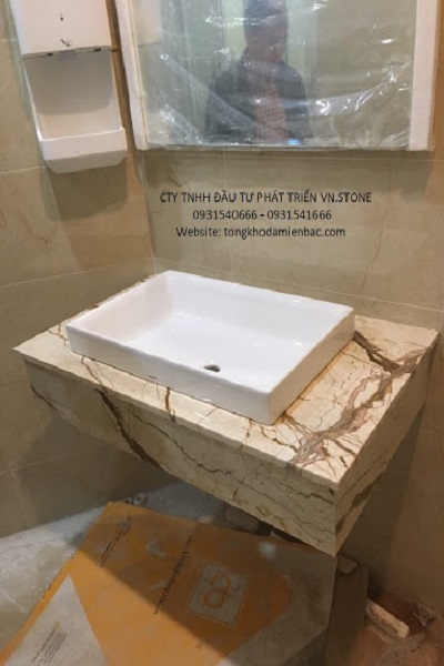 da lavabo vang catalia – Italia 1 - Đá lavabo vàng  catalia - Italia nhập khẩu chính hãng