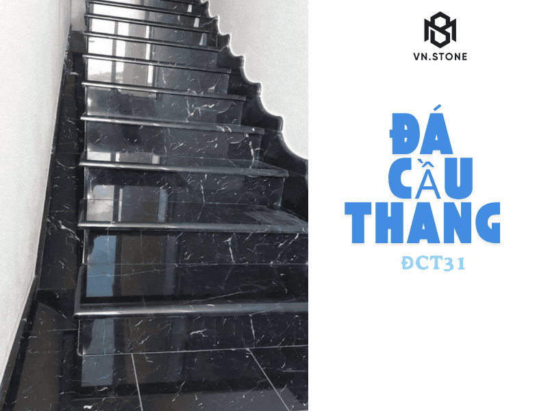 Đặc điểm nổi bật của Đá cầu thang ĐCT31 đen tia chớp