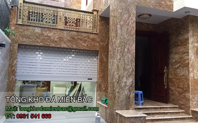 các mẫu nhà ốp đá mặt tiền