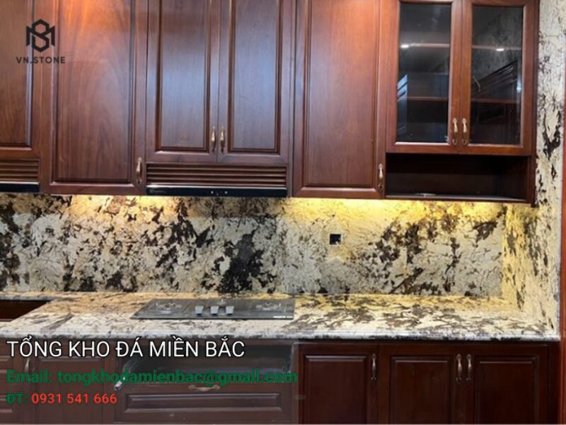 chọn đá làm bàn bếp 