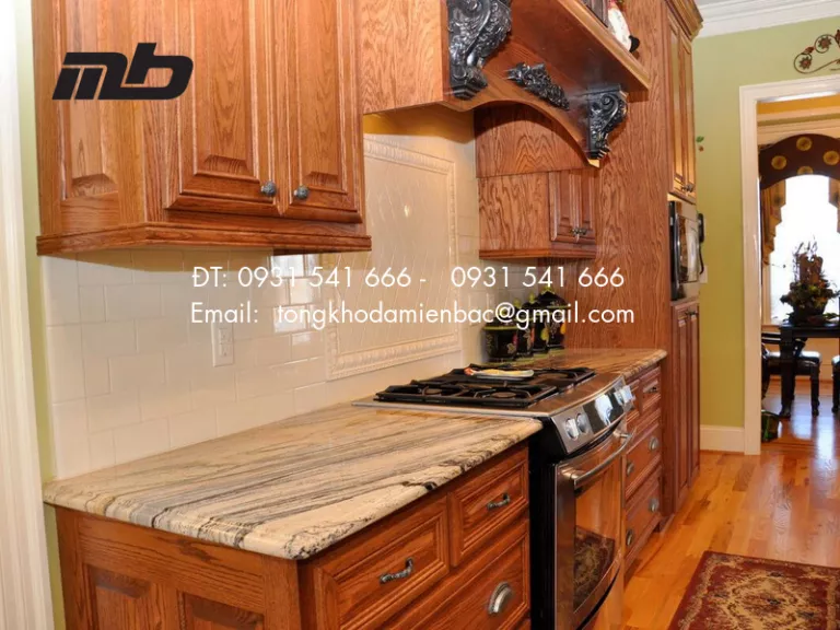 các mẫu đá ốp bàn bếp