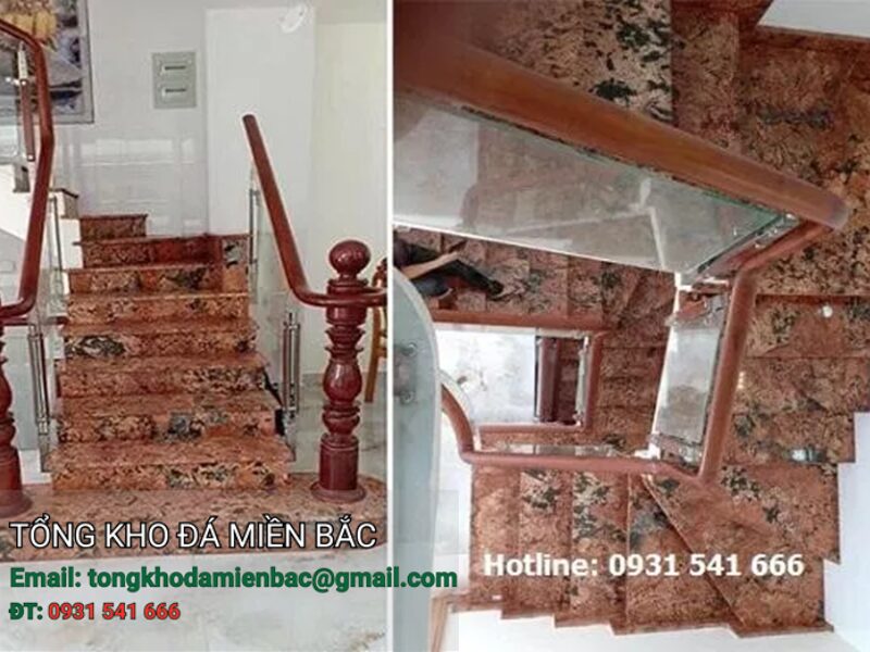 mẫu cầu thang đẹp cho nhà biệt thự 