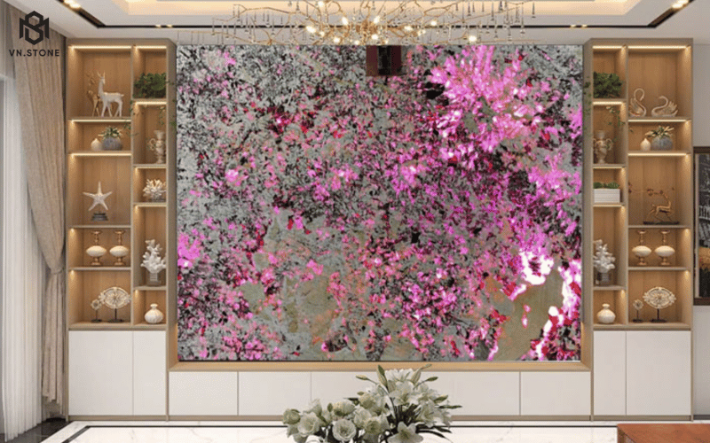 Tranh đá xuyên sáng Onyx sang trọng mang vẻ đẹp như một tác phẩm nghệ thuật