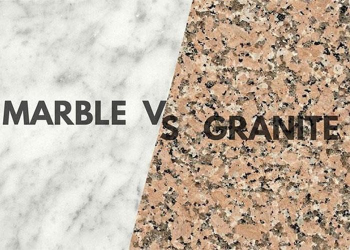 so sánh đá marble và granite