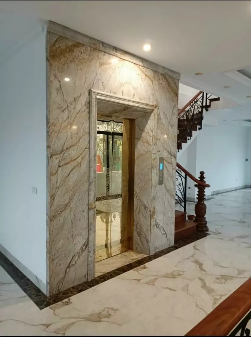 đá ốp mặt thang máy 