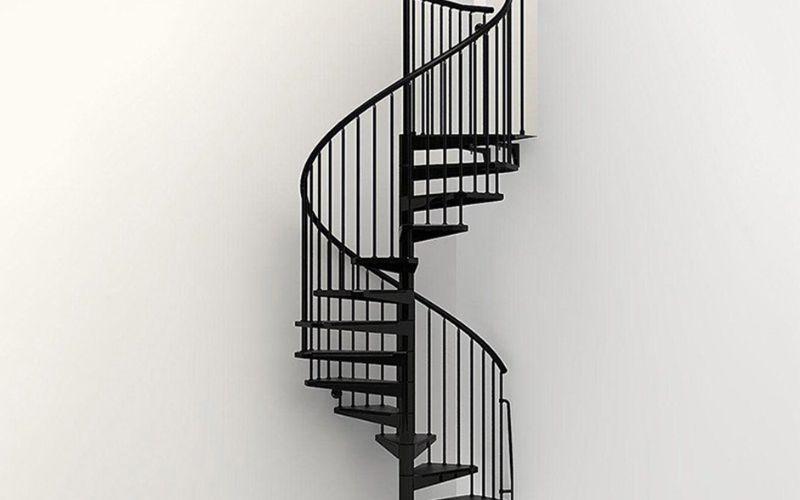 mẫu thiết kế cầu thang xoắn ốc đẹp mắt mang tính nghệ thuật 