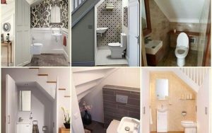 mẫu thiết kế nhà vệ sinh dưới gầm cầu thang vừa độc đáo vừa đẹp mắt