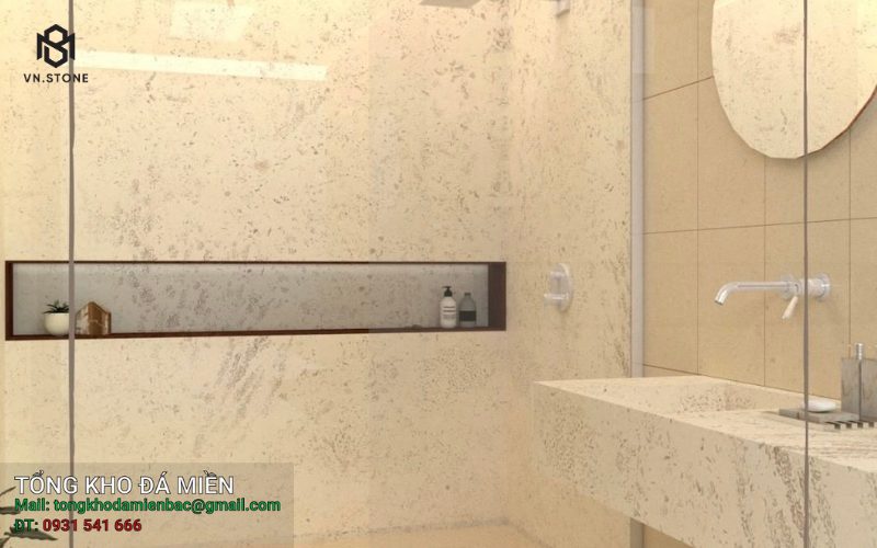 Coral cream limestone