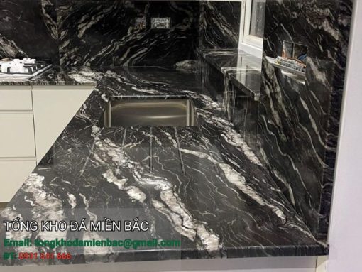 bàn lavbo đá granite black foret