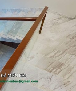 Đá cầu thang marble trắng Hy Lạp