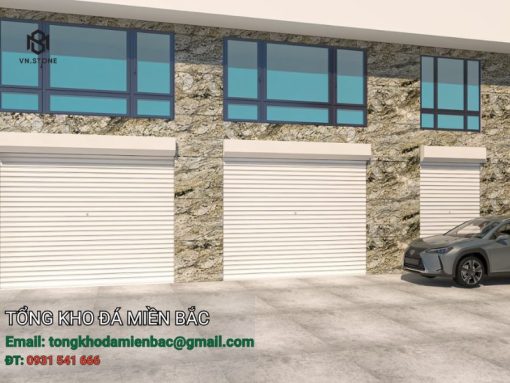 đá granite Blue Dunes ốp mặt tiền