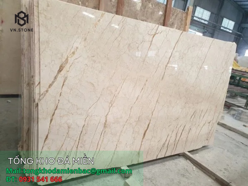 Đá marble rosa light ốp thang máy