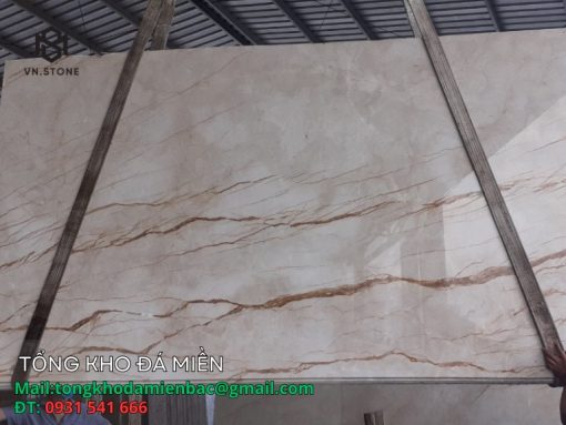 Đá marble rosa light ốp thang máy