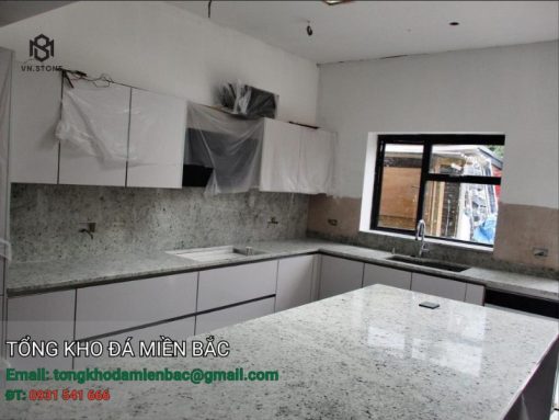 đá ốp bếp granite colonial white nhập khẩu Ấn Độ