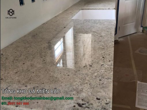 đá ốp bếp granite colonial white nhập khẩu Ấn Độ