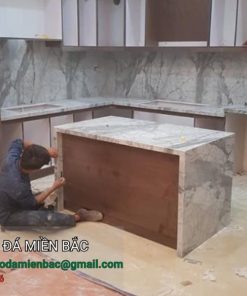 đá ốp bếp marble Calacatta