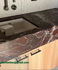 đá ốp bếp marble Rosso Levanto