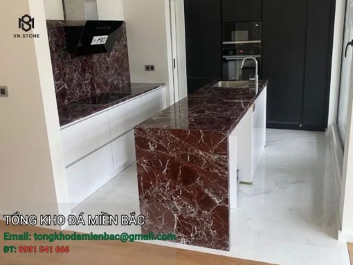 đá ốp bếp marble Rosso Levanto