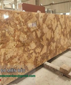 đá ốp mặt tiền Alaska Gold