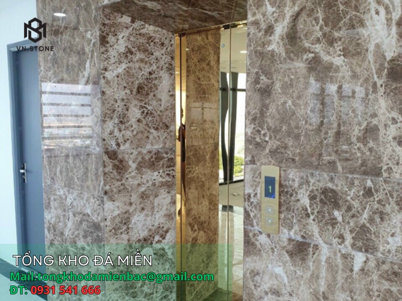  Đá ốp mặt tiền Marble Light Emperador