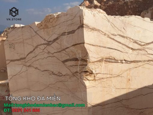 Đá ốp mặt tiền Marble Sky Gold