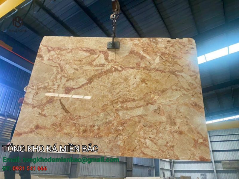 đá ốp thang máy marble Sky Gold