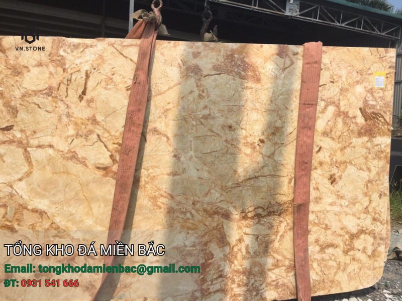 đá ốp thang máy marble Sky Gold