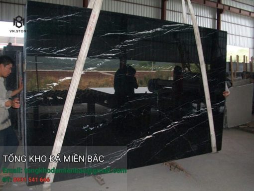 đá thang máy marquina black nhập khẩu Spain