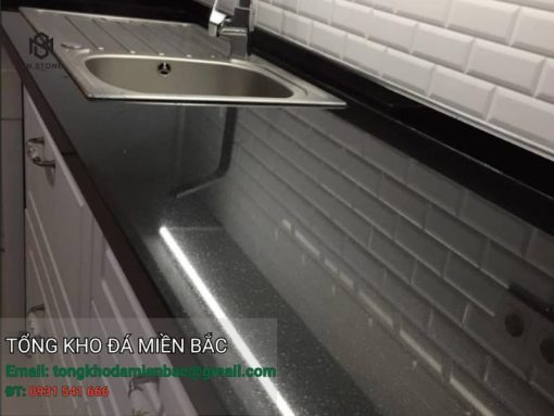 lavabo đá granite absolute black Ấn Độ