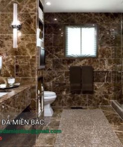 lavabo marble nâu đậm