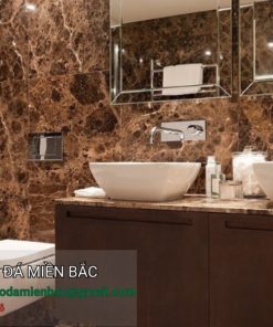 lavabo marble nâu đậm