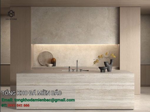 đá marble ốp mặt tiền màu vân xám gỗ