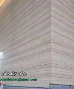 đá marble ốp mặt tiền màu vân xám gỗ