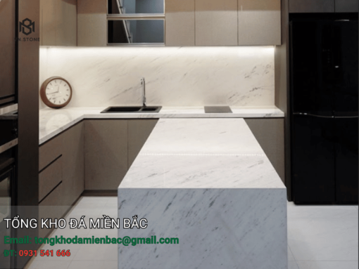 đá marble Polaris ốp bếp