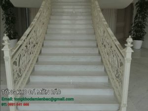 đá marble Polaris ốp cầu thang