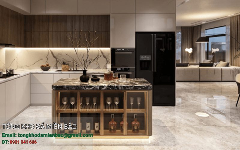 các mẫu bàn bếp mới nhất 2025