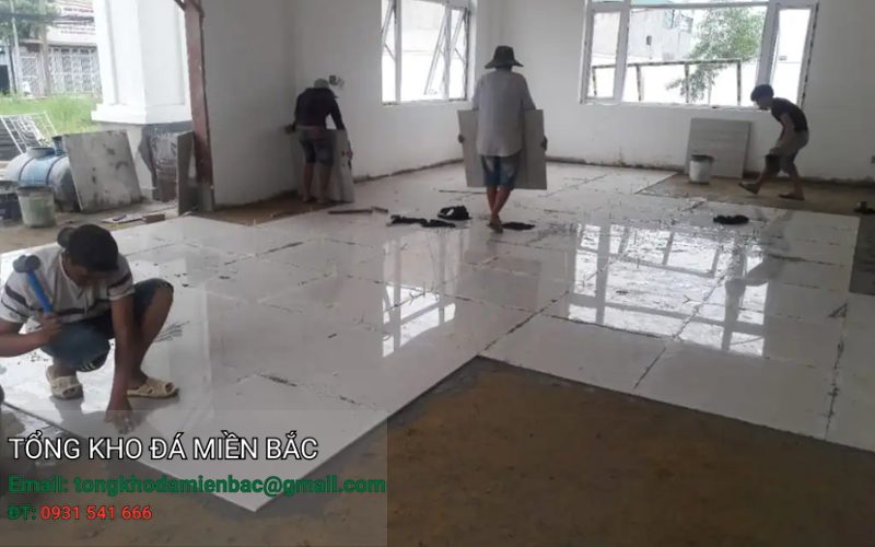 quy trình thi công đá ốp lát 