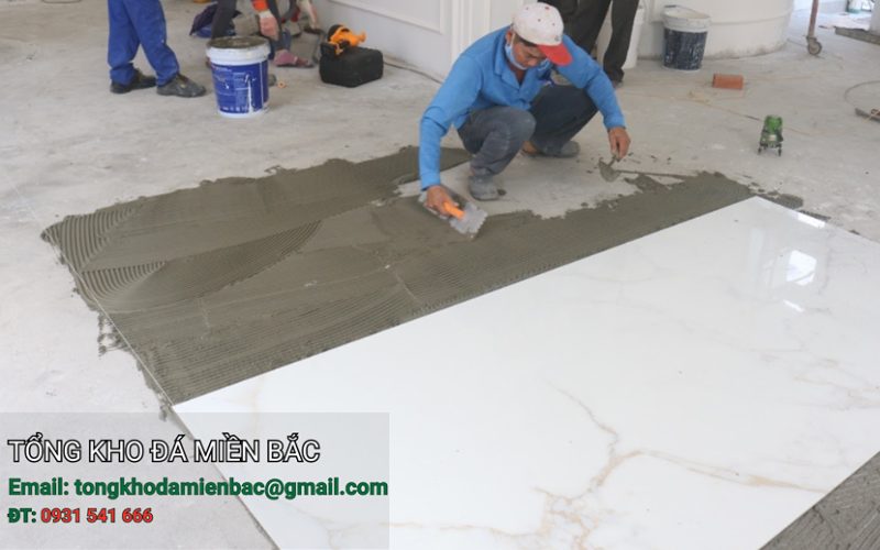 quy trình thi công đá ốp lát