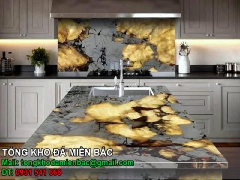 đá ốp bếp tự nhiên 