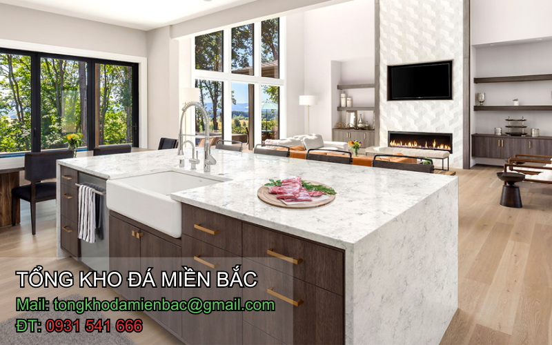 đá nhân tạo ốp bếp