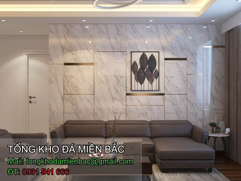 sai lầm khi chọn đá ốp tường phòng khách bạn cần tránh 