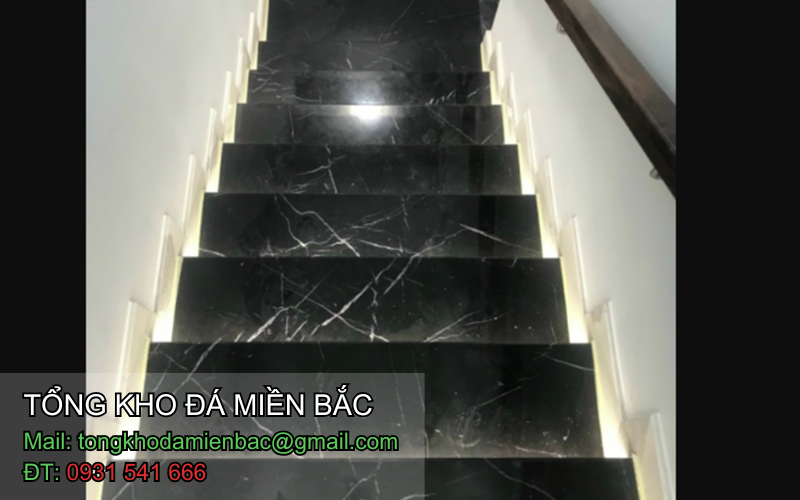 Top 5 mẫu đá cầu thang màu đen sang trọng, hiện đại nhất 2025
