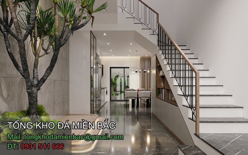Tư vấn thiết kế cầu thang đẹp cho nhà ống nhỏ hẹp giúp tiết kiệm diện tích và tối ưu phong thủy