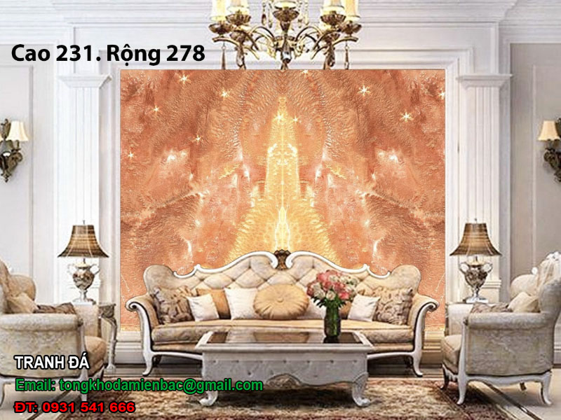 Tranh đá tự nhiên treo tường: Vẻ đẹp sang trọng từ thiên nhiên