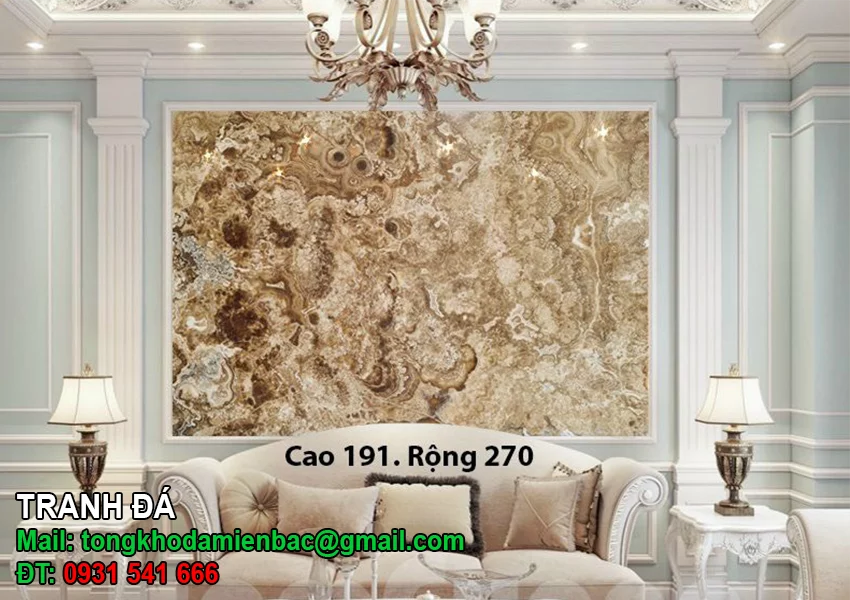 Giá tranh đá đối xứng mới nhất 2025