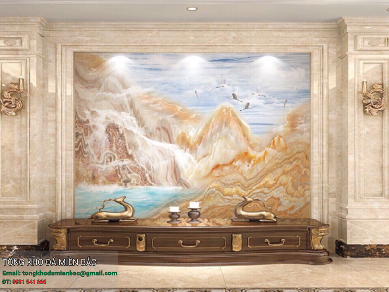 Báo giá tranh đá Onyx xuyên sáng mới nhất 2025