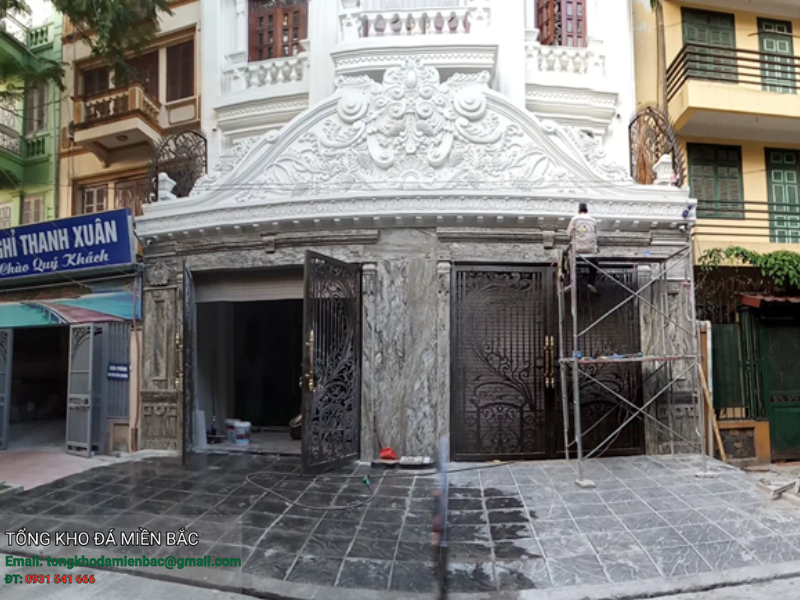 Tổng hợp các mẫu đá tự nhiên ốp mặt tiền được ưa chuộng nhất 2025