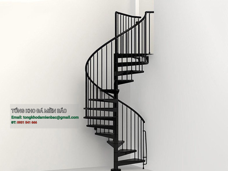 Tổng hợp 50+ mẫu cầu thang hình xoắn ốc đẹp, xu hướng 2025