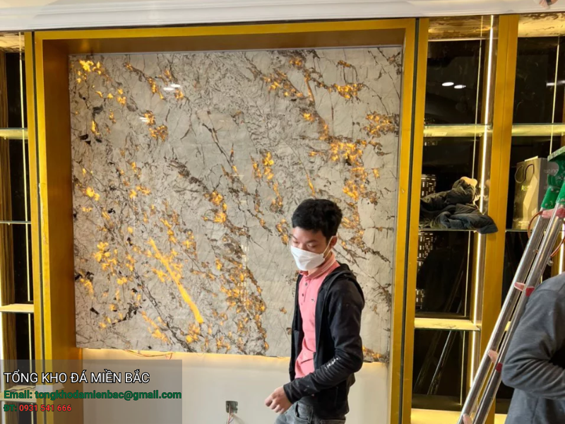 Cách thi công tranh đá Onyx xuyên sáng đúng kỹ thuật: Hướng dẫn chuẩn từng bước 6 - Tổng Kho Đá Cách thi công tranh đá Onyx xuyên sáng đúng kỹ thuật