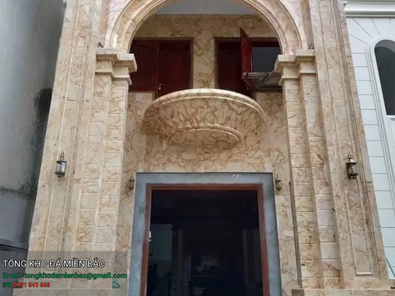 TOP 10 Mẫu đá ốp mặt tiền biệt thự được ưa chuộng 2025 2 - Tổng Kho Đá đá ốp mặt tiền biệt thự